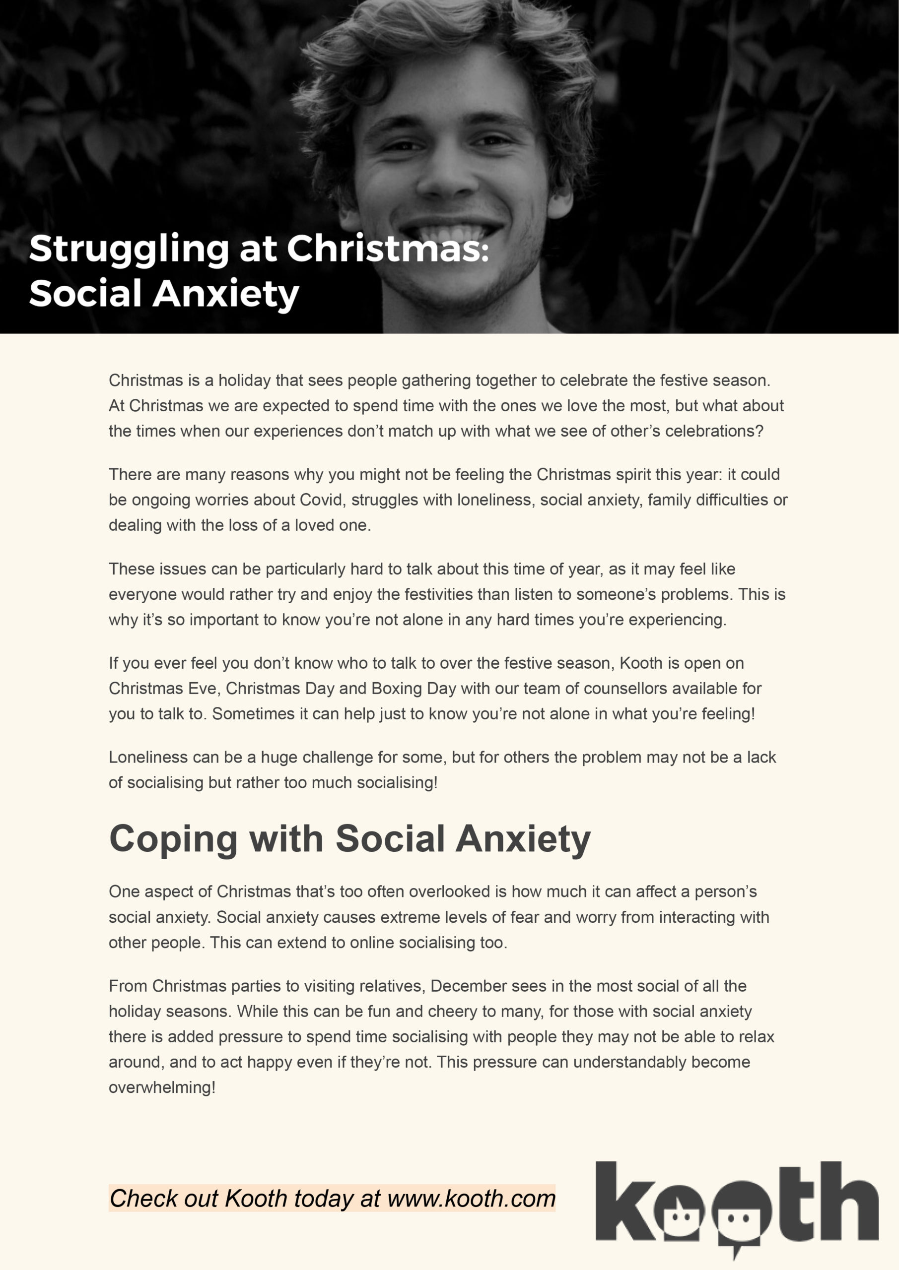 Struggling at Christmas - Social Anxiety