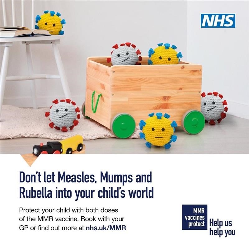 Don't let Measles, Mumps and Rubella into your Child's World