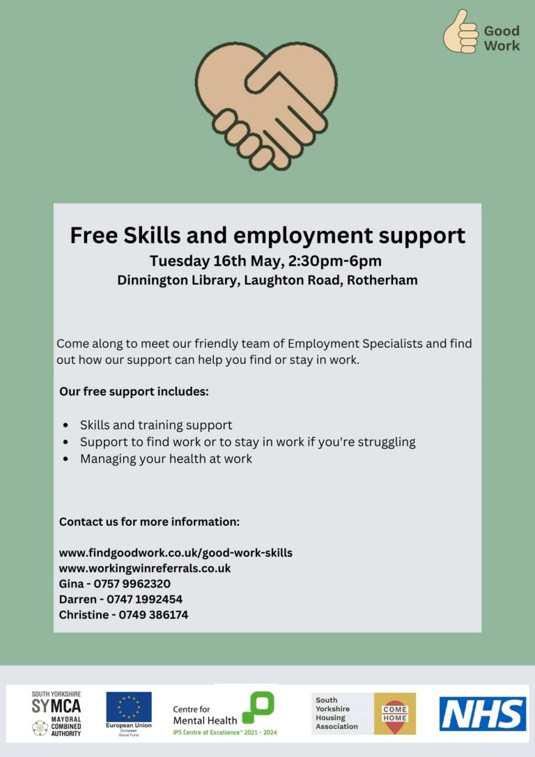 free skills and emploment support advice for people
