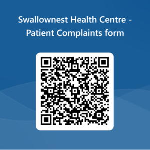qr code for patient complaints form